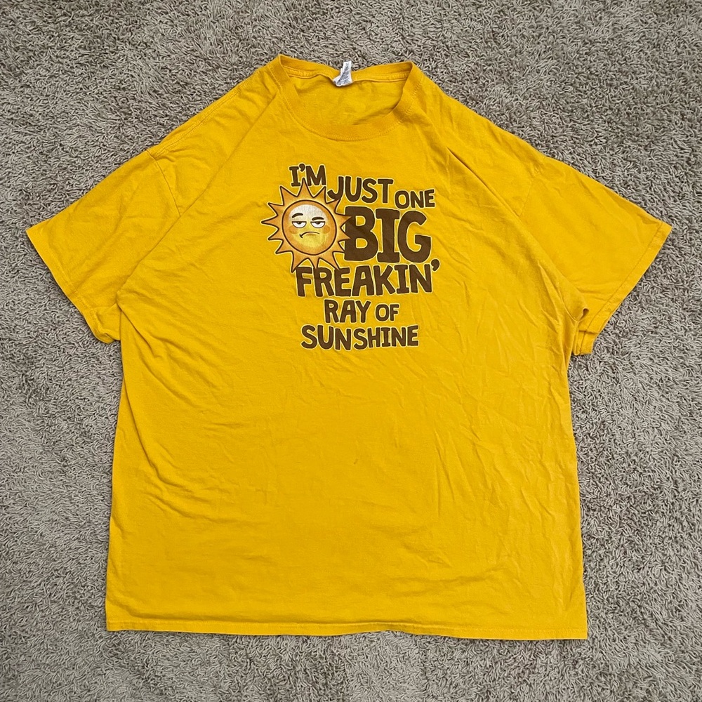 Vintage “I'm Just One Big Freakin' Ray of Sunshine" Tee Size 2XL